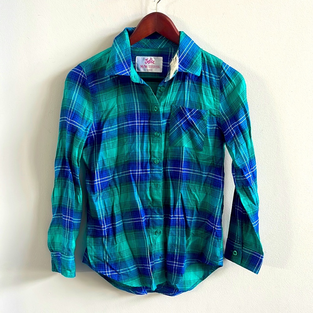 Justice Flannel Top